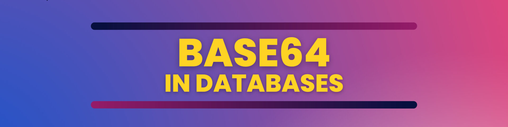 Base64 Encoding & Decoding in SQL, MySQL & SQL Server 1 Base64 in SQL, MySQL & SQL Server