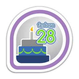 fedora-28-release-partygoer icon