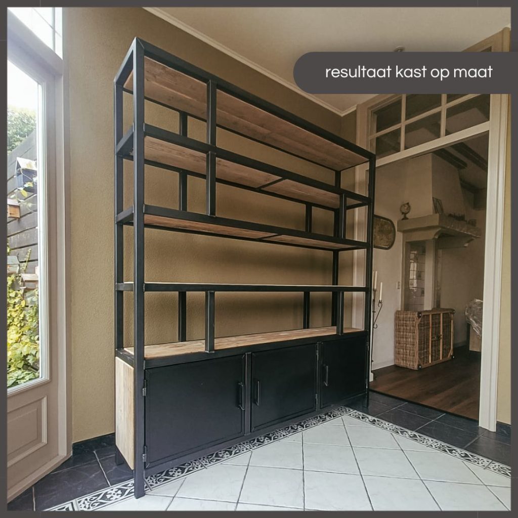 kast op maat staal met steigerhout resultaat deel2 kast op maat staal met steigerhout - resultaat (deel2)