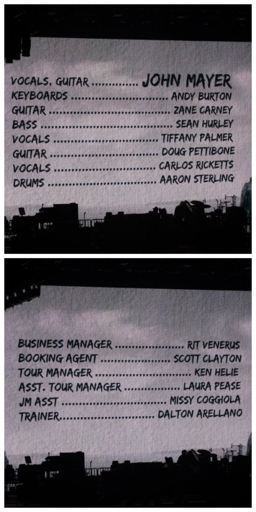 John Mayer Credits