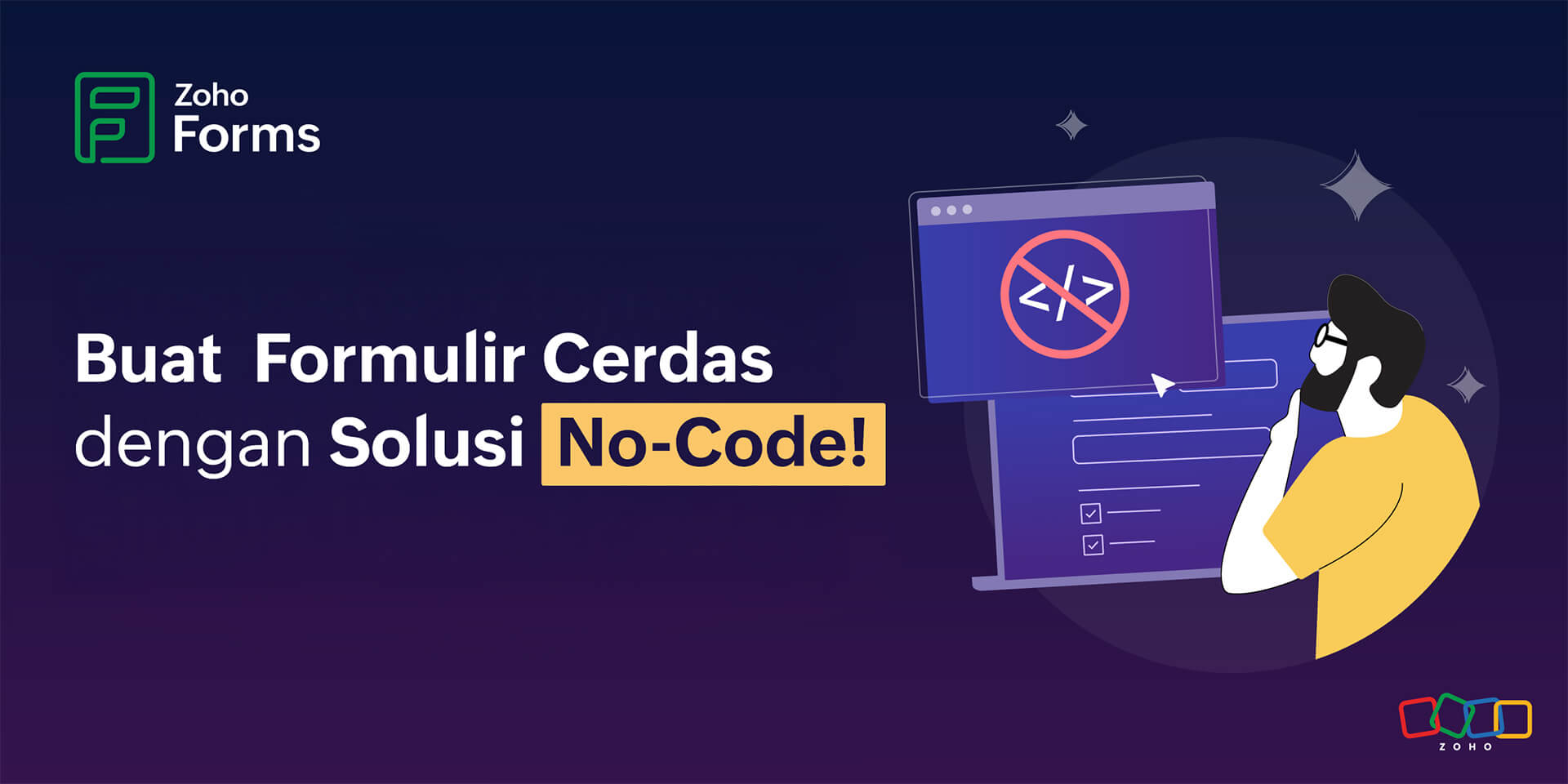 Zoho Forms: Buat Formulir Cerdas dengan Solusi No Code