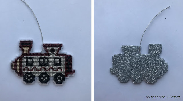 Новогодняя игрушка паровоз Новогодняя игрушка паровоз