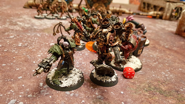 Warhammer 40k battle report - Eternal War - Front-Line Warfare - 500 points - Black Legion vs Chaos Space Marines - The Purge Warhammer 40k battle report - Eternal War - Front-Line Warfare - 500 points - Black Legion vs Chaos Space Marines - The Purge