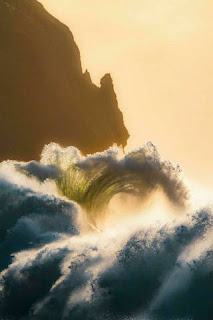 A Wave During King Tide