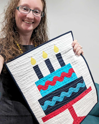 Happy birthday mini quilt Happy birthday mini quilt