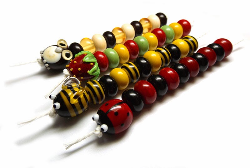 Lampwork glass beads Lampwork glass beads