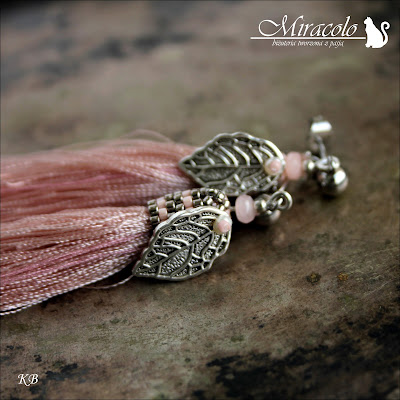 Honbeni II - kolczyki chwosty Miracolo, kolczyki z chwostami, chwost, tassel earrings