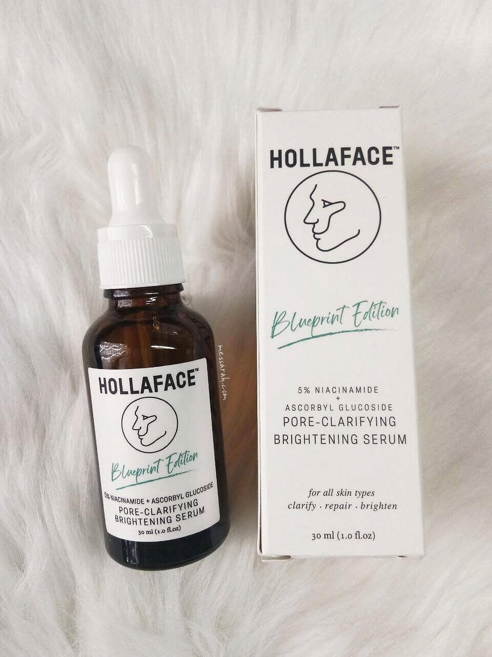HOLLAFACE OIL-FREE PORE CLARIFYING BRIGHTENING SERUM (5% NIACINAMIDE + VITAMIN C) REVIEW HOLLAFACE OIL-FREE PORE CLARIFYING BRIGHTENING SERUM (5% NIACINAMIDE + VITAMIN C) REVIEW