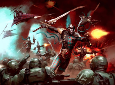 Image result for harlequins 40k art
