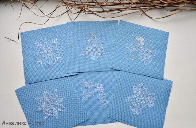 Новогодние игрушки "Blackwork motifs" Новогодние игрушки "Blackwork motifs"