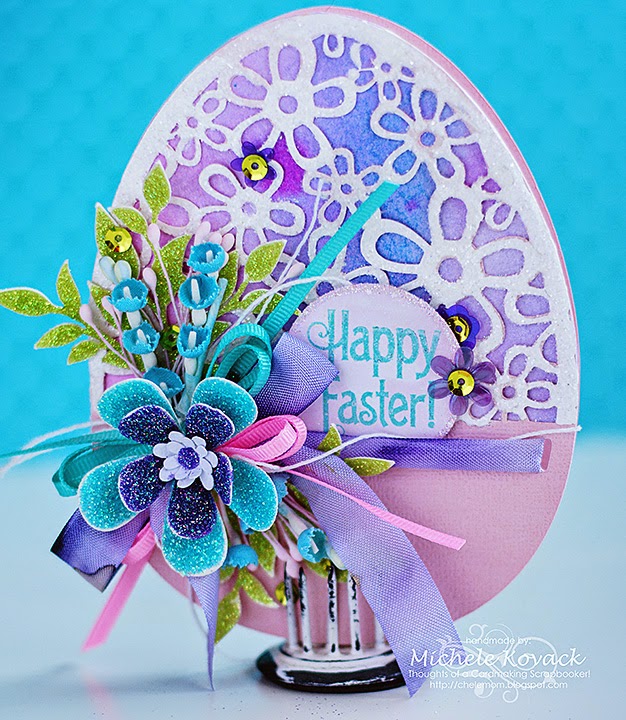 Pretty Easter card using the Silhouette