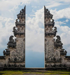 A Gate At A Balinese Temple