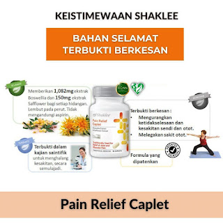 Pain Relief Caplet Shaklee Dengan Ekstrak Boswellia Kembali Pain Relief Caplet Shaklee Dengan Ekstrak Boswellia Kembali