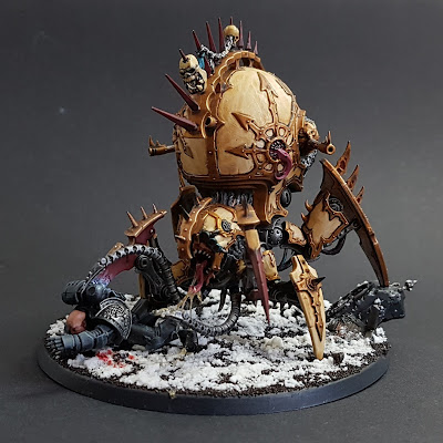 Venomcrawler daemon engine for Creations of Bile army, part of the DZTV Hobbypocalypse challenge Venomcrawler daemon engine for Creations of Bile army, part of the DZTV Hobbypocalypse challenge