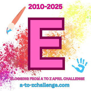 #AtoZChallenge 2025 letter E
