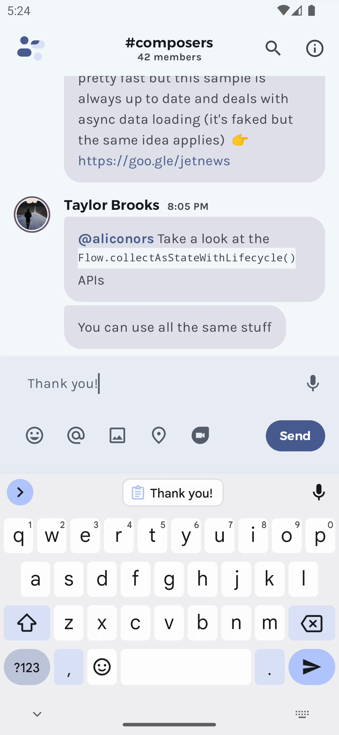 Moving image of lazy list item animations