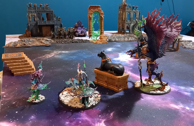 Warhammer 40k four-way battle report: Tzeentch Daemons vs Death Guard vs vs Adepta Sororitas vs Drukhari Warhammer 40k four-way battle report: Tzeentch Daemons vs Death Guard vs vs Adepta Sororitas vs Drukhari
