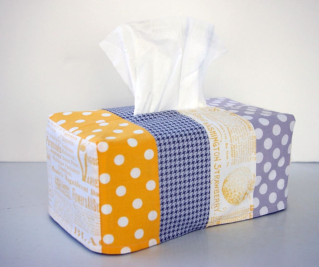 Reversible Tissue Box Cover Tutorial Reversible Tissue Box Cover Tutorial
