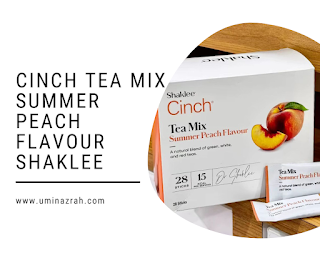 Cinch Tea Mix Summer Peach Flavour Shaklee Seasonal Product Cinch Tea Mix Summer Peach Flavour Shaklee Seasonal Product