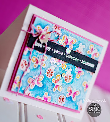 Watercolors and embossing! #SRM Created by Michele Kovack