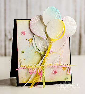 Watercolored Birthday Balloons By Michele Kovack