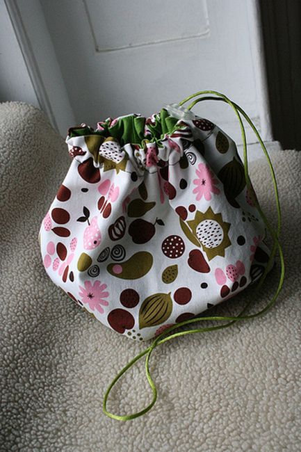 Drawstring Bag Tutorial Drawstring Bag Tutorial
