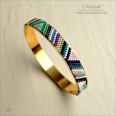Regenbogen bransoletka na bazie nunn, bracelet