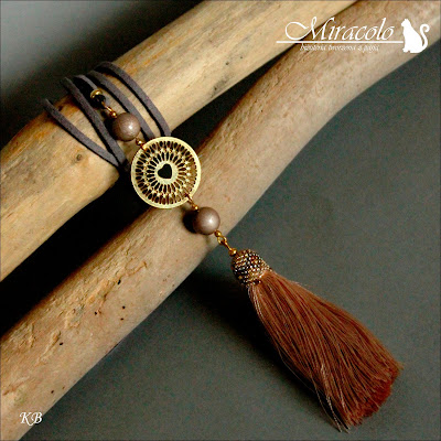 Wisiorek Melotte wisiorek z chwostem, tassel pendant