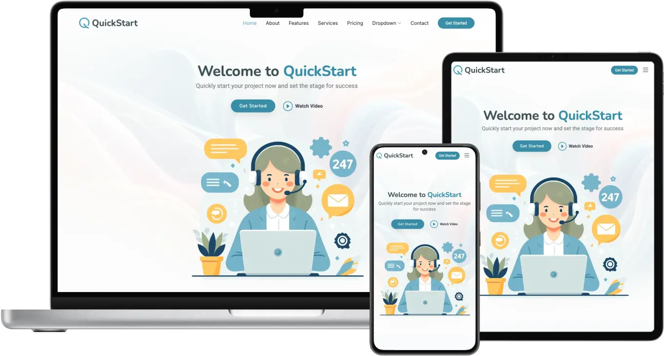 QuickStart - Bootstrap Startup Website Template