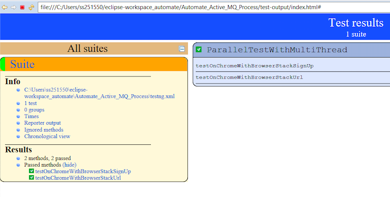 Parallel-testing Parallel-testing