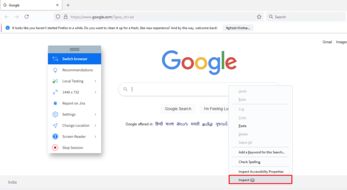 Remote debug on real Firefox Remote debug on real Firefox