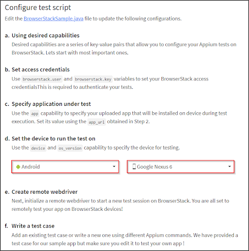 Configure Appium Test Scripts with Java Configure Appium Test Scripts with Java