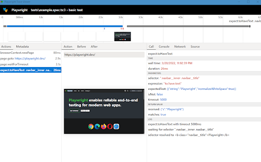 Debugging using Trace Viewer Debugging using Trace Viewer