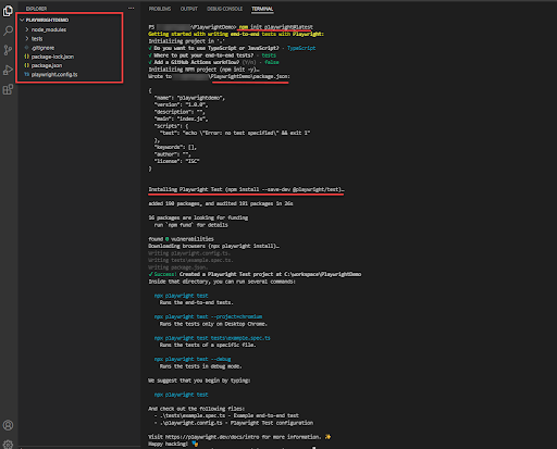 Folder structure for Playwright Tutorial Folder structure for Playwright Tutorial