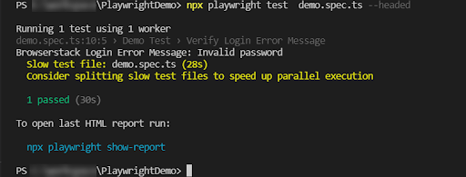 Playwright Framework Tutorial Playwright Framework Tutorial
