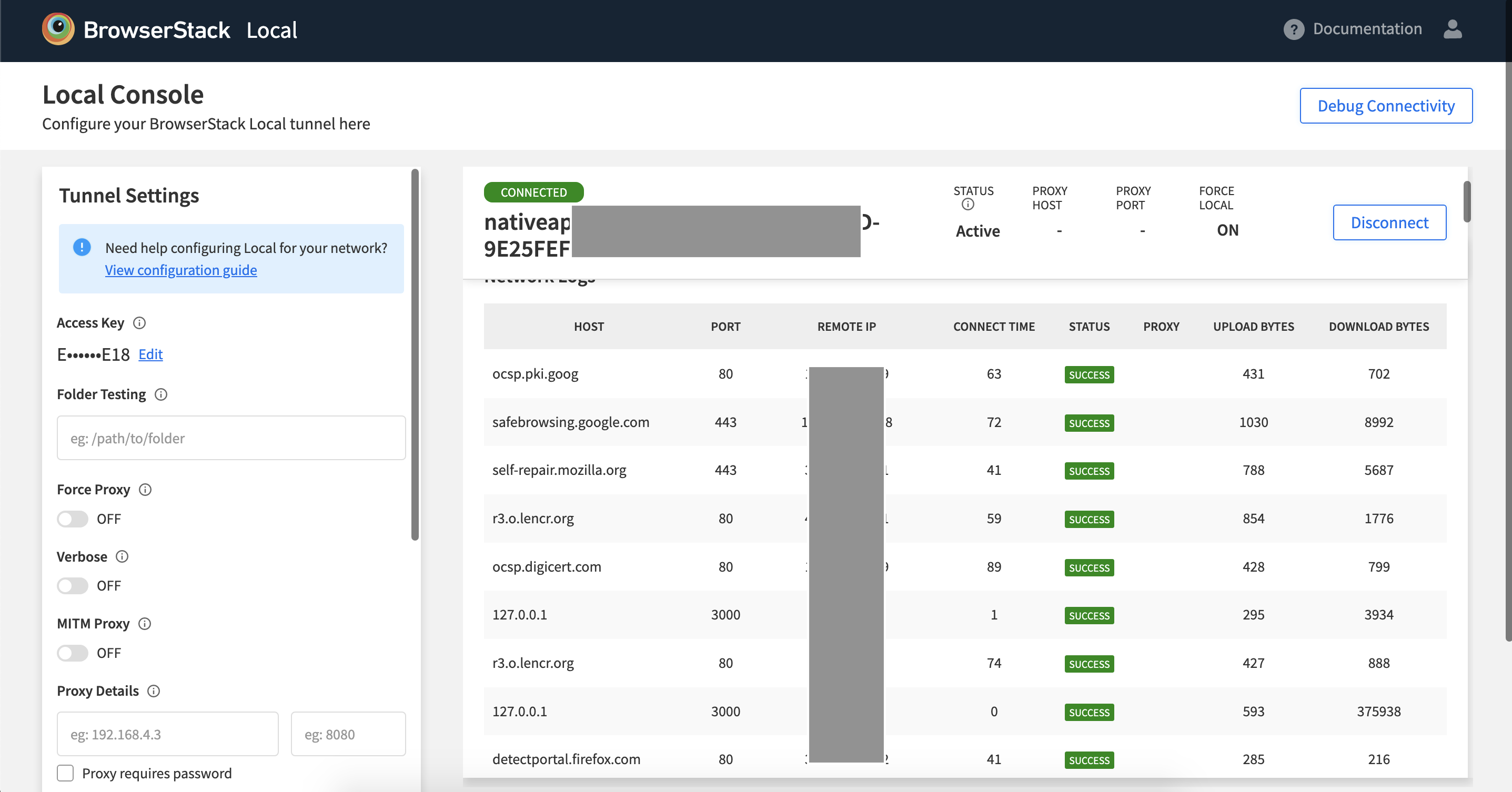 BrowserStack Local 2 BrowserStack Local Page