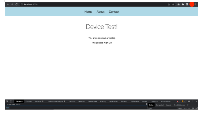Test react done on Browser Test react done on Browser