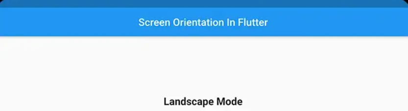 LandscapeMode LandscapeMode