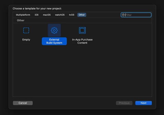 Create new XCode Python Project Create new XCode Python Project