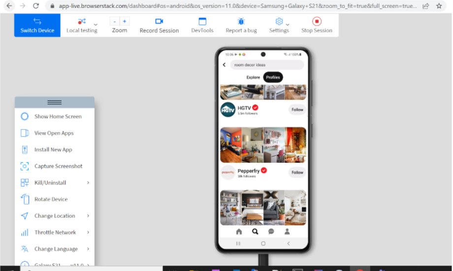 Test React Native app on real device Test React Native app on real device