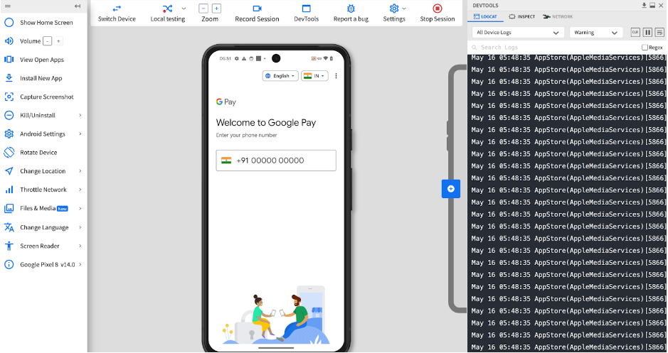 Test Flutter App - Google Pay on Real Devices Test Flutter App - Google Pay on Real Devices
