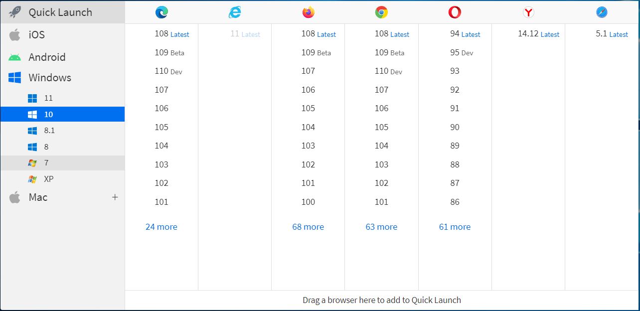 Choosing Browser Device to test Python website Choosing Browser Device to test Python website