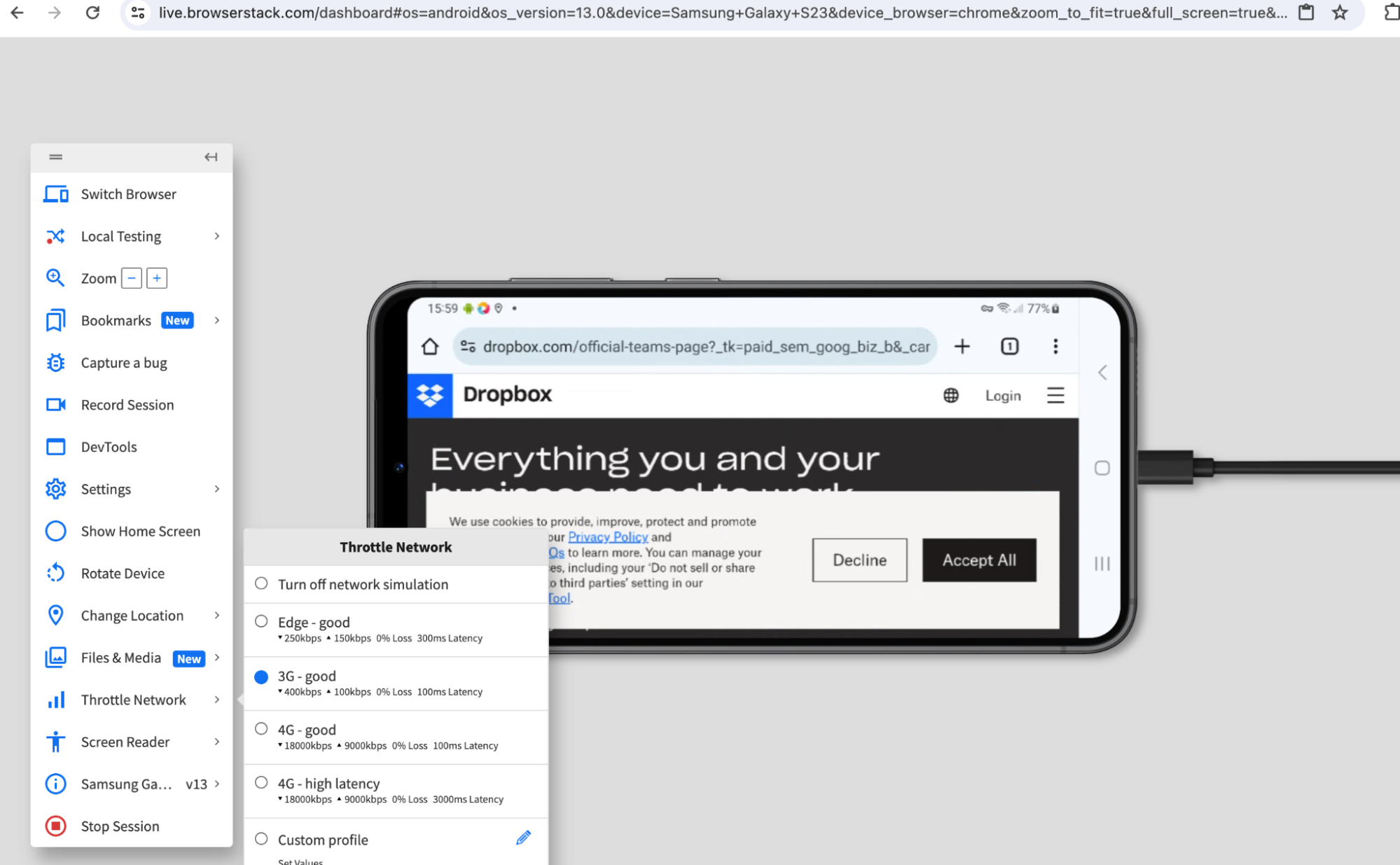 Testing Python Websites on Real Device in BrowserStack Testing Python Websites on Real Device in BrowserStack