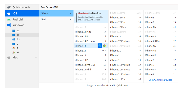 Testing Python website in real devices Testing Python website in real devices