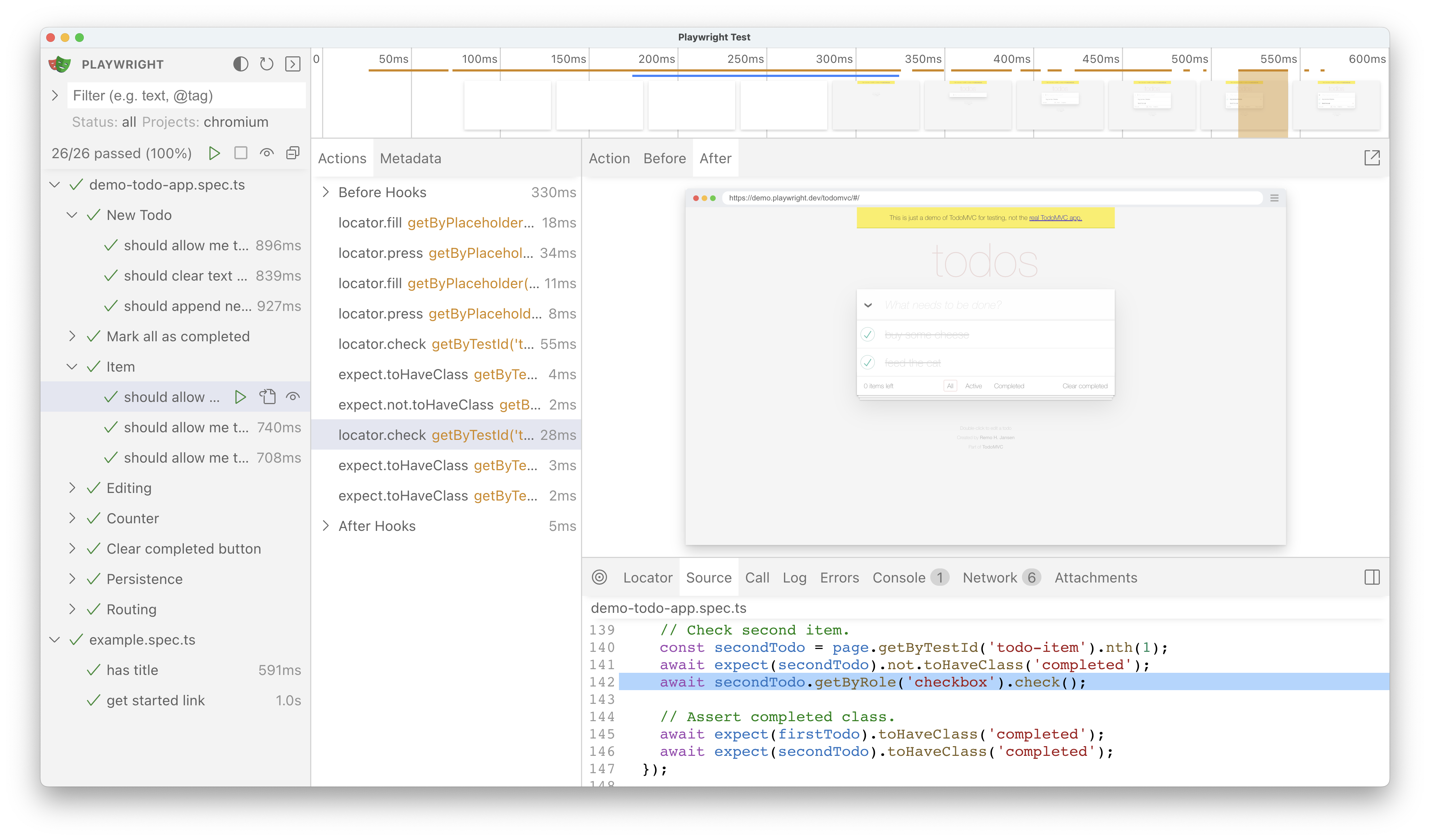 Action Tab PlayWright Debugging Action Tab PlayWright Debugging