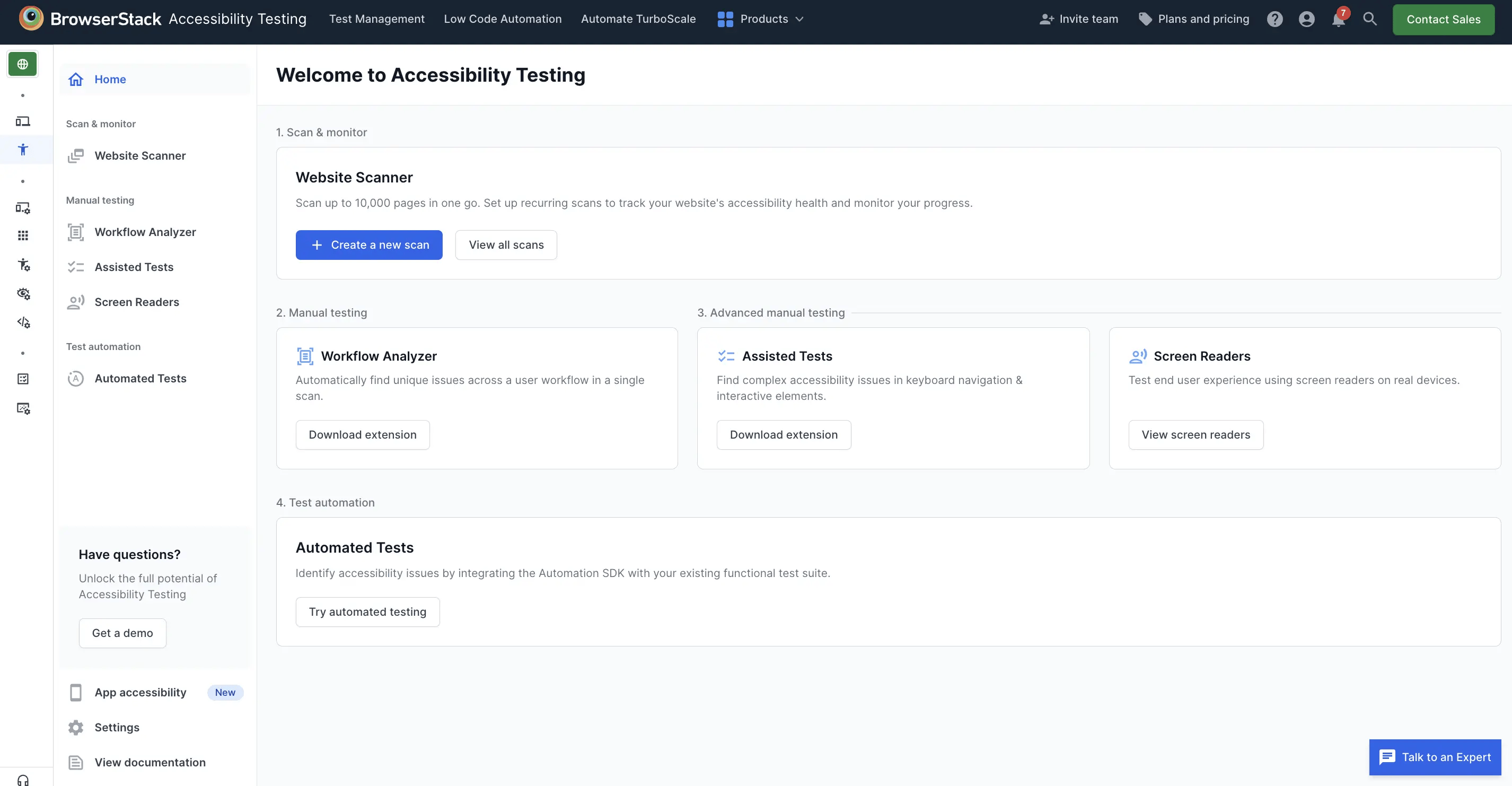 BrowserStack Accessibility BrowserStack Accessibility