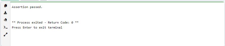 Using assert in python code output Using assert in python code output