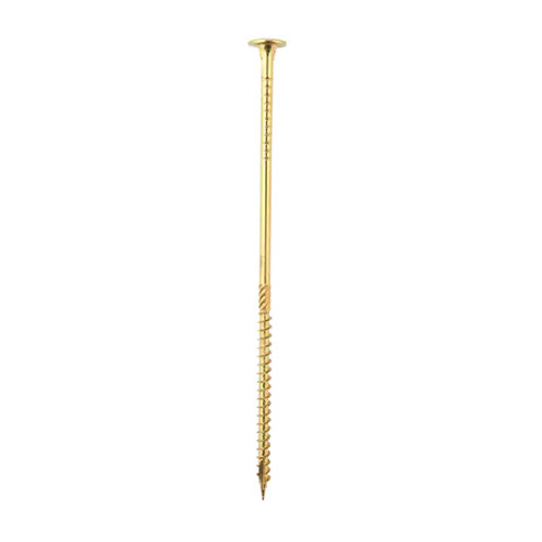 Surub lemn pentru constructii cu cap plat Ø 6mm