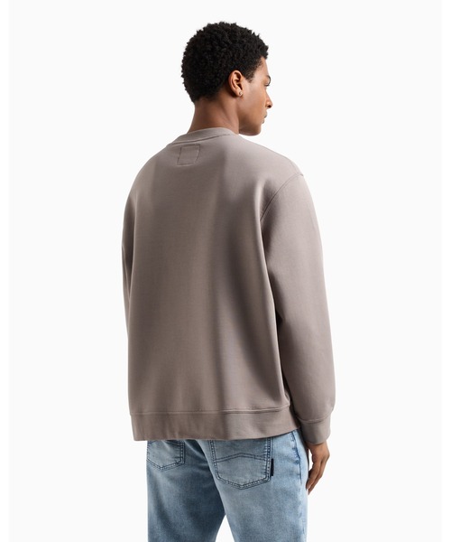 ARMANI EXCHANGE(アルマーニエクスチェンジ)の「【A|X アルマーニ エクスチェンジ】ICON クルーネックスウェットプルオーバー(スウェット・メンズ・ブラック/グレイッシュベージュ/ホワイト・LARGE/XX-LARGE/X-SMALL/X-LARGE/SMALL/MEDIUM)」の7枚目の写真