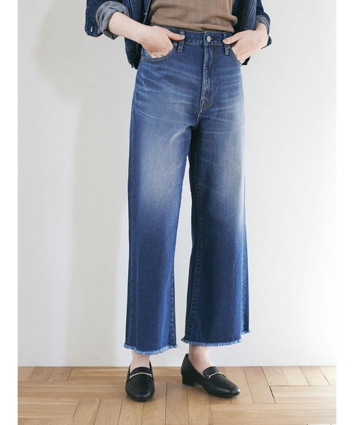 COTTON デニムパンツ(フレア)の2枚目の写真